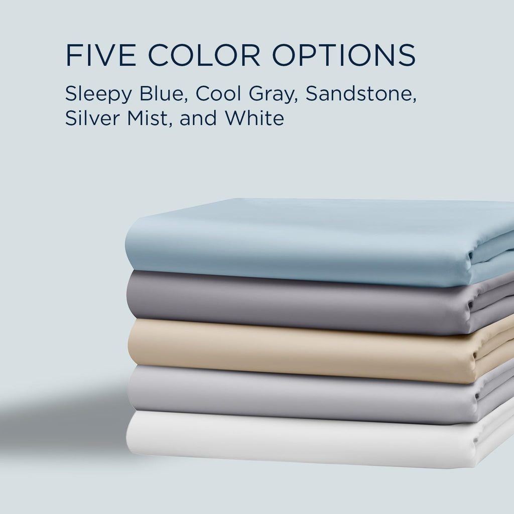 TEMPUR Luxe Egyptian Cotton Sheet Set Sleepy Blue - Full
