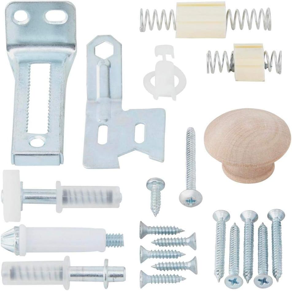 LTL Home Products 864730 Pantry Half Glass Bifold Interior Wood Door, 36' x 80', Unfinished