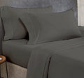 100% Cotton Sheets, Softest 4-Pc Queen Sheet Set, Cooling Sheets for Queen Size Bed, Deep Pockets, 600 Thread Count Sateen, Bedding Sheets & Pillowcases, Queen Sheets up to 16 inch Deep