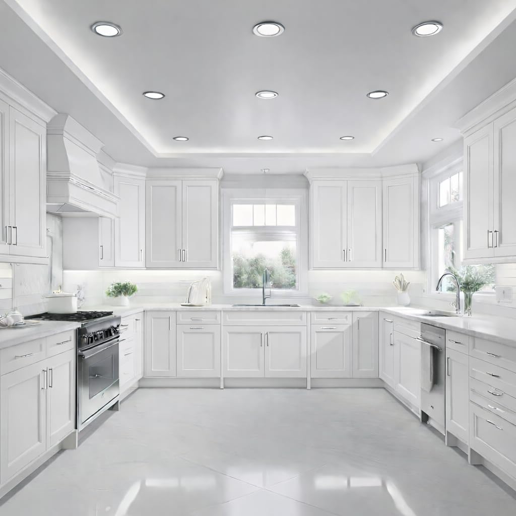 ALL-IN-ONE Paint by Heirloom Traditions, Cashmere (True White), Gallon - Durable cabinet and furniture paint. Built in primer and top coat, no sanding needed. Includes our 30 featured color card.