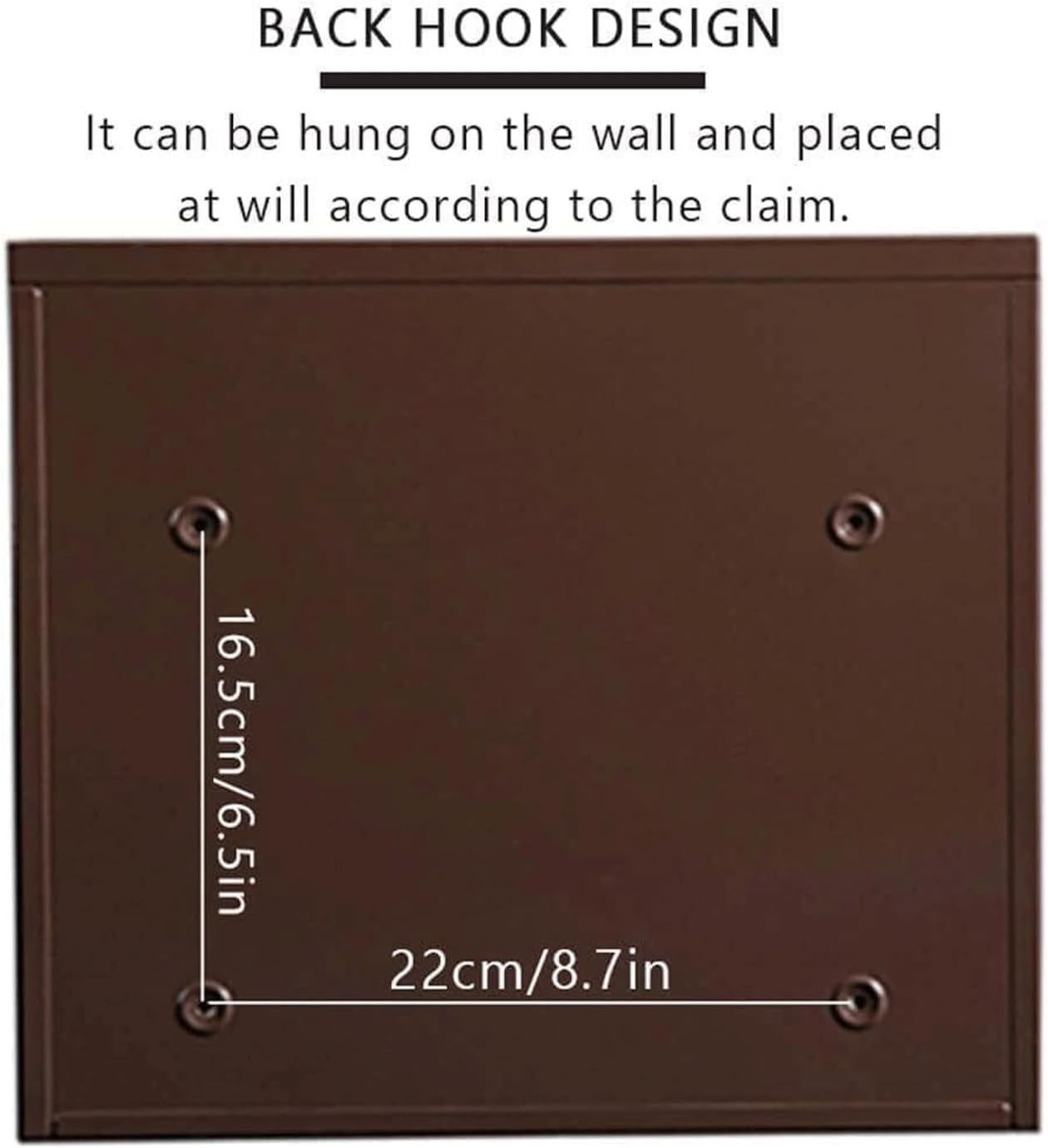 Wall Mounted Mailbox with Lock Metal Mailboxes for Outside Secure and Reliable Post Box Simple Letter Box Home Suggestion Box