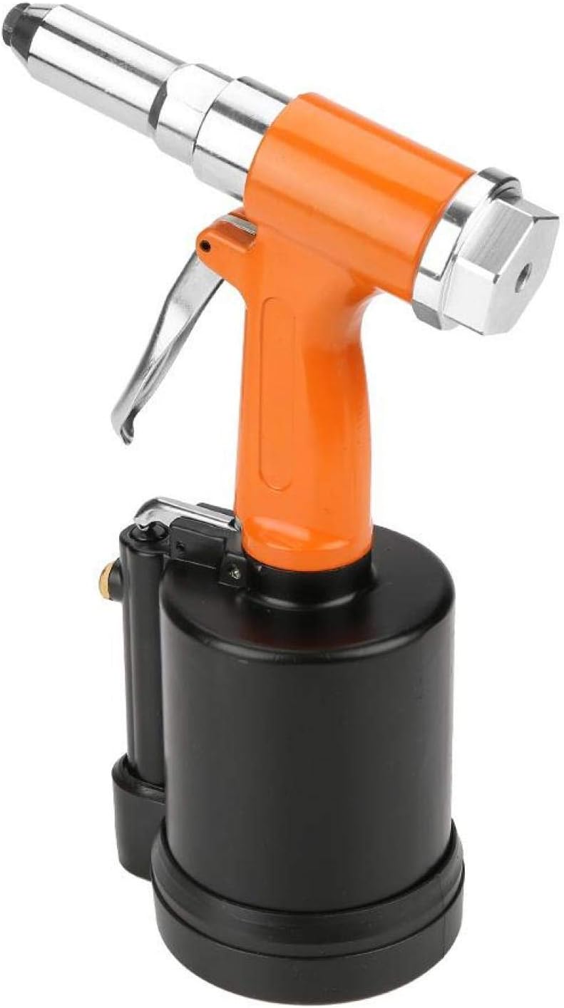 Riveters Inlet 1/4' Air Riveter, Industrial Pneumatic Rivet Nut Setting Kit Blind Rivet Gun Riveter Kit Set