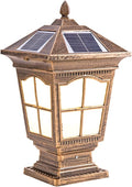 RCIDOS Garden Decor Column Lights IP54 Waterproof Post Cap Light Retro Outdoor Villa Fence Pillar Head Lamp E27 Base Aluminum LED Courtyard Lamp for 4x4 Wood Posts Garden Yard Pathway