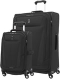 Travelpro Maxlite 5 Softside Expandable Luggage with 4 Spinner Wheels, Lightweight Suitcase, Men and Women, Black, 2-Piece Set (21/29)