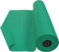 Colorations Dual Surface Paper Roll, Bright Green, 36' x 1000', Textured Paper, Classroom Craft & Art Supplies, Bulletin Board, Gift Wrapping, Chalkboard Wallpaper