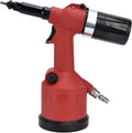 Pneumatic Rivet Nut Setter Kit - Heavy Duty Air Powered Riveter Gun for M3-M12 Nuts, Zinc Alloy, for Metal Plates and Pipes