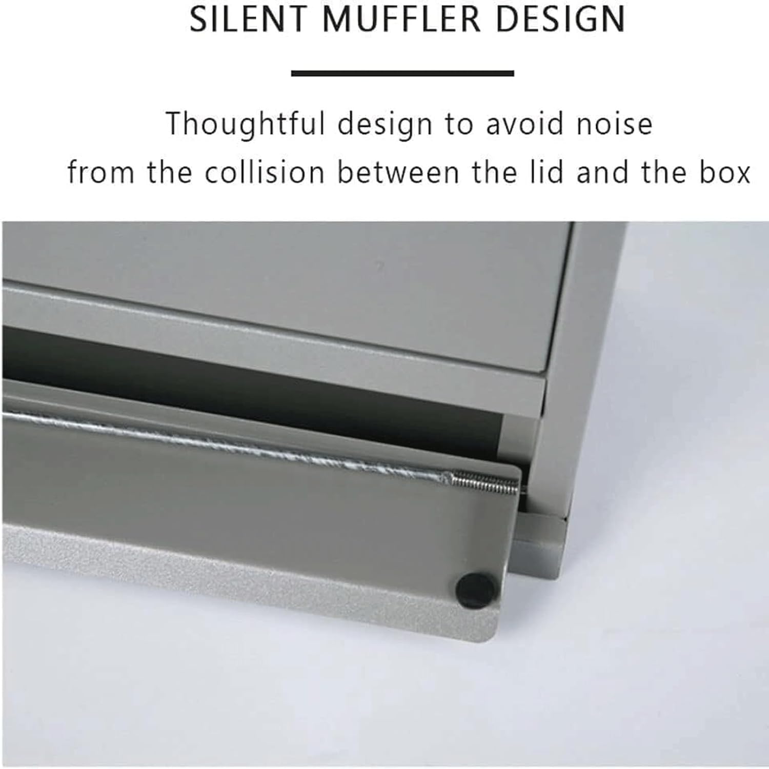 Wall Mounted Mailbox with Lock Metal Mailboxes for Outside Secure and Reliable Post Box Simple Letter Box Home Suggestion Box