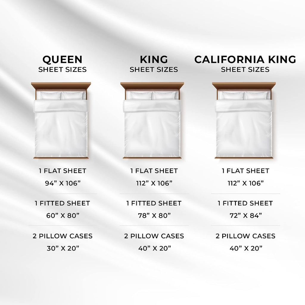 Tribeca Living Luxury 800 Thread Count California King Sheet Set, 100% Egyptian Cotton Sateen, Deep Pocket Sheets, Soft & Breathable, Elegant Hemstitched Design - Lavender