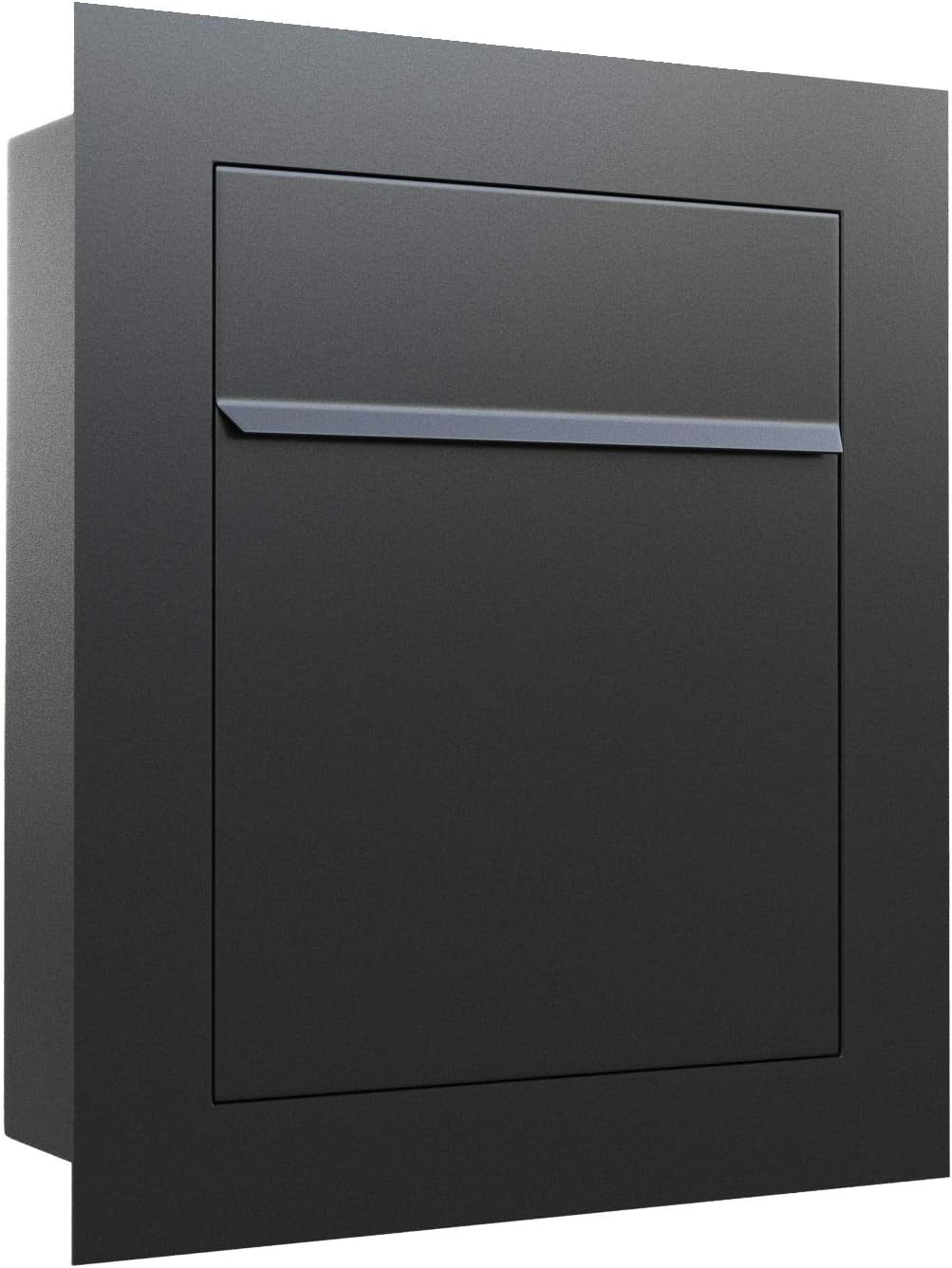 BARI by Bravios - Modern Built-in Black Mailbox