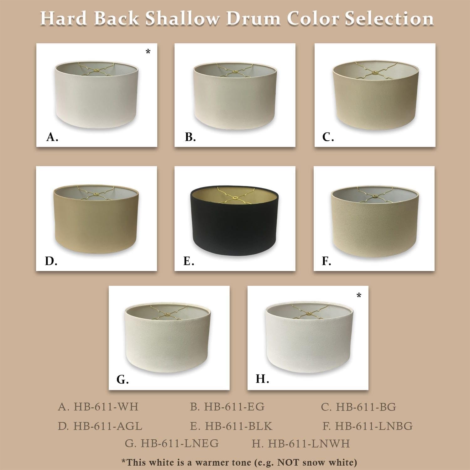 Royal Designs, Inc. Shallow Oval Hardback Lamp Shade, HB-611-14BG-2, Beige, (12 x 8) x (14 x 10.5) x 8.5, 2 Pack