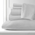 100% Giza Cotton, 1000 Thread Count, 6-PC Bed Sheet Set [Queen Size, Light Grey Color] 18 inches Deep Pockets, Long Staple Cotton Breathable Soft Silky Sateen Weave