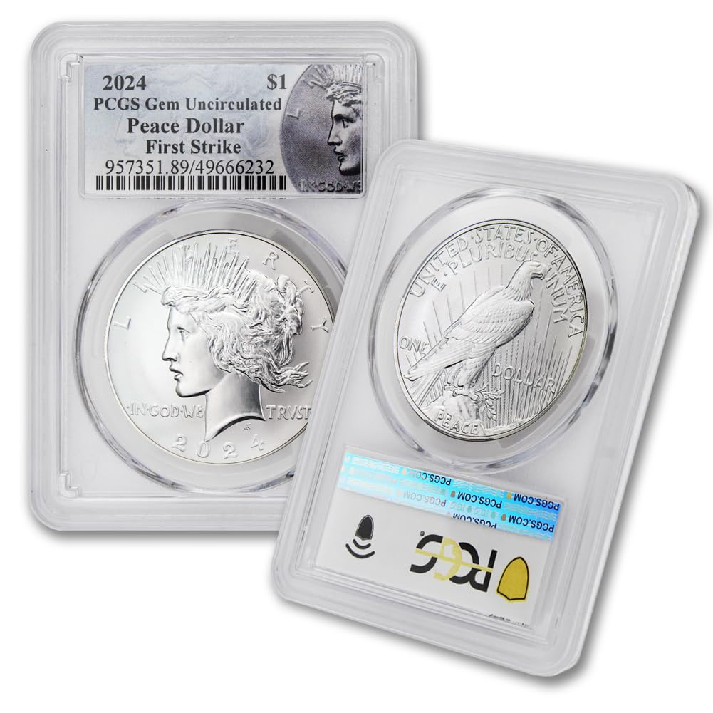 2024 - American Peace Silver Dollar Coin Gem Uncirculated (First Strike) $1 PCGS GEMUNC