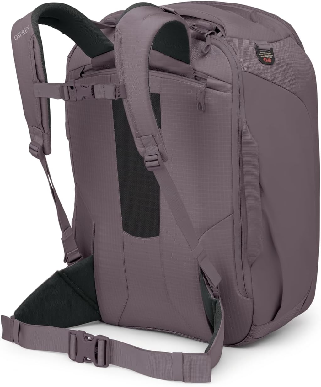 Osprey Sojourn Porter 46L Travel Backpack - Carry-On Compliant Luggage with StraightJacket Compression and Padded Laptop Sleeve - Durable Pack for International or Urban Travel, Graphite Purple