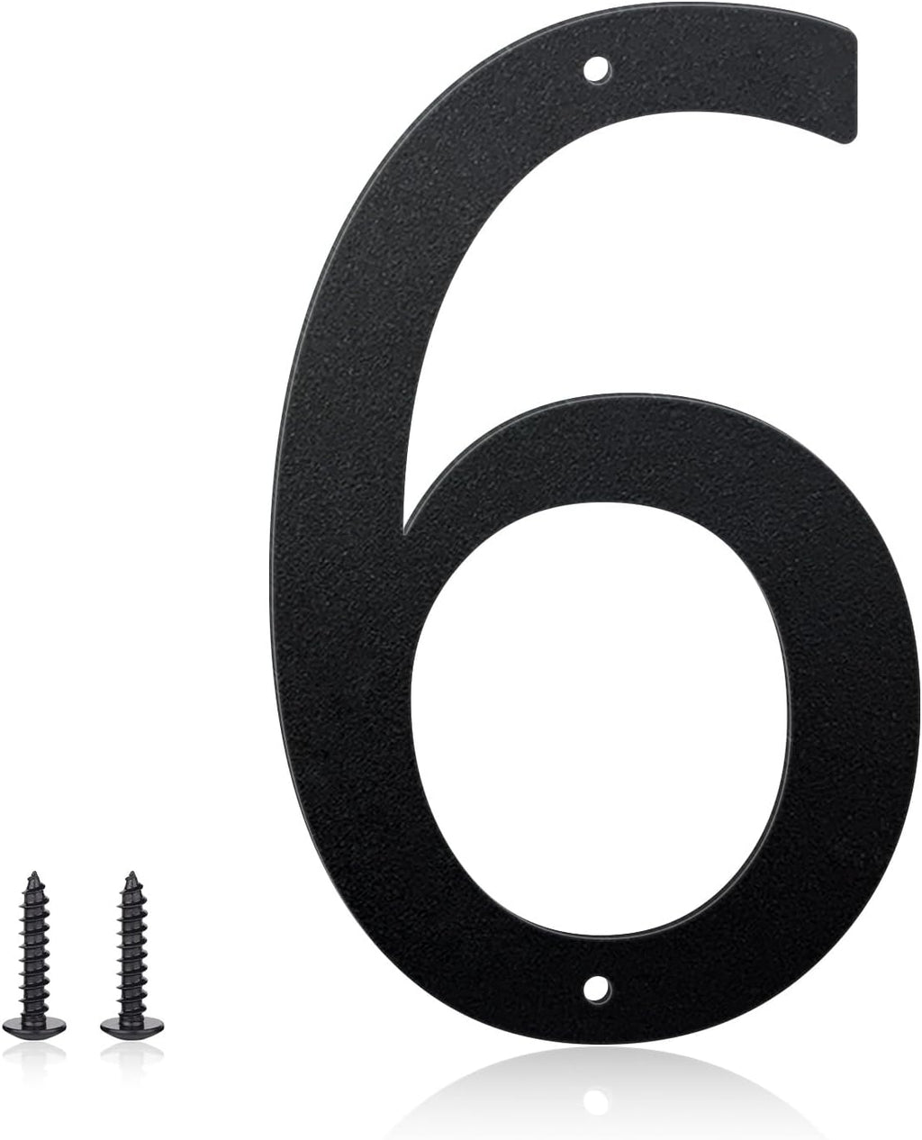 28 Inch House Numbers and Metal Letters for Outdoor Signs, House Numbers for Outside, Aluminum Address Letters and Numbers for Door, Mailbox, Garden, Perfect for Home or Office (Number 6)