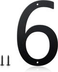 28 Inch House Numbers and Metal Letters for Outdoor Signs, House Numbers for Outside, Aluminum Address Letters and Numbers for Door, Mailbox, Garden, Perfect for Home or Office (Number 6)