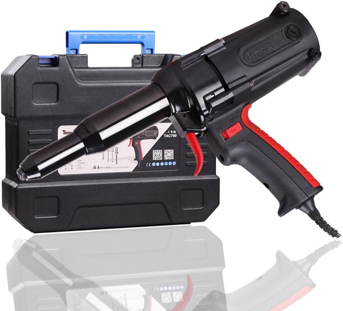 600W Electrical Blind Riveter, 6.4Mm Heavy Duty Electric Rivet Gun Riveting Tool