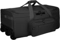 120L 3-Wheel Rolling Duffle Bag - Heavy Duty Military Deployment Bag, Durable Wheeled Duffle Luggage for Travel, Camping & Outdoor Adventures