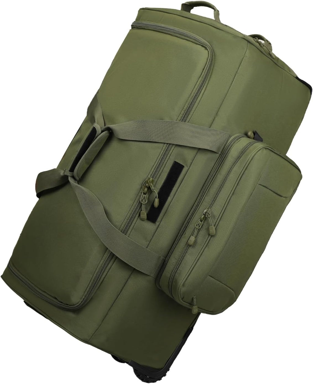 120L 3-Wheel Rolling Duffle Bag - Heavy Duty Military Deployment Bag, Durable Wheeled Duffle Luggage for Travel, Camping & Outdoor Adventures