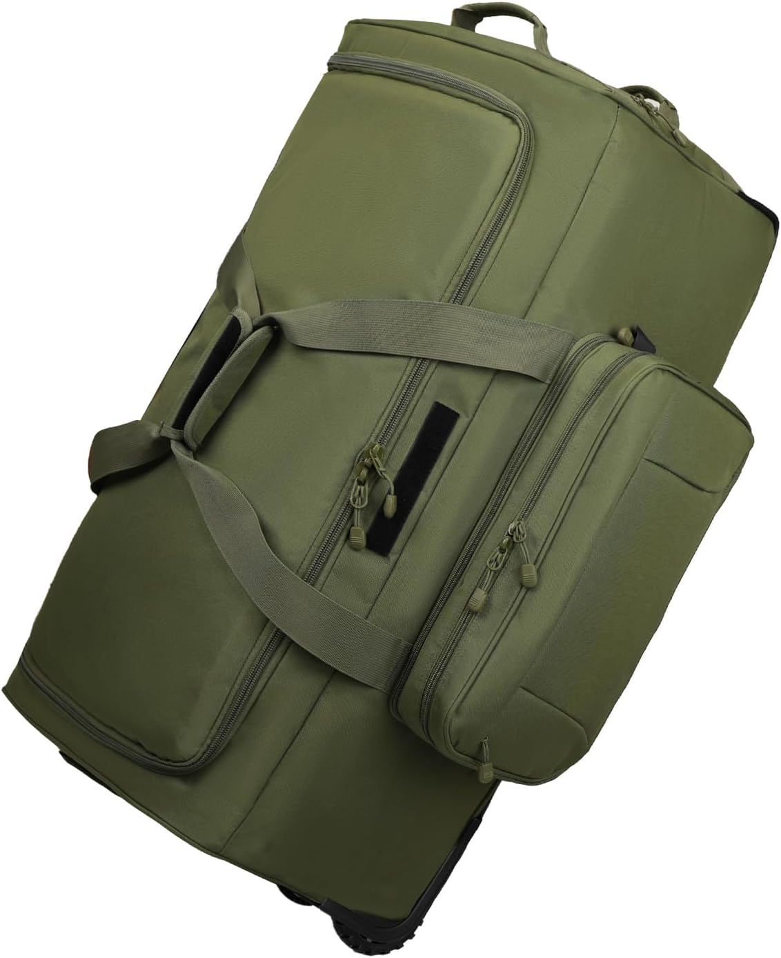120L 3-Wheel Rolling Duffle Bag - Heavy Duty Military Deployment Bag, Durable Wheeled Duffle Luggage for Travel, Camping & Outdoor Adventures
