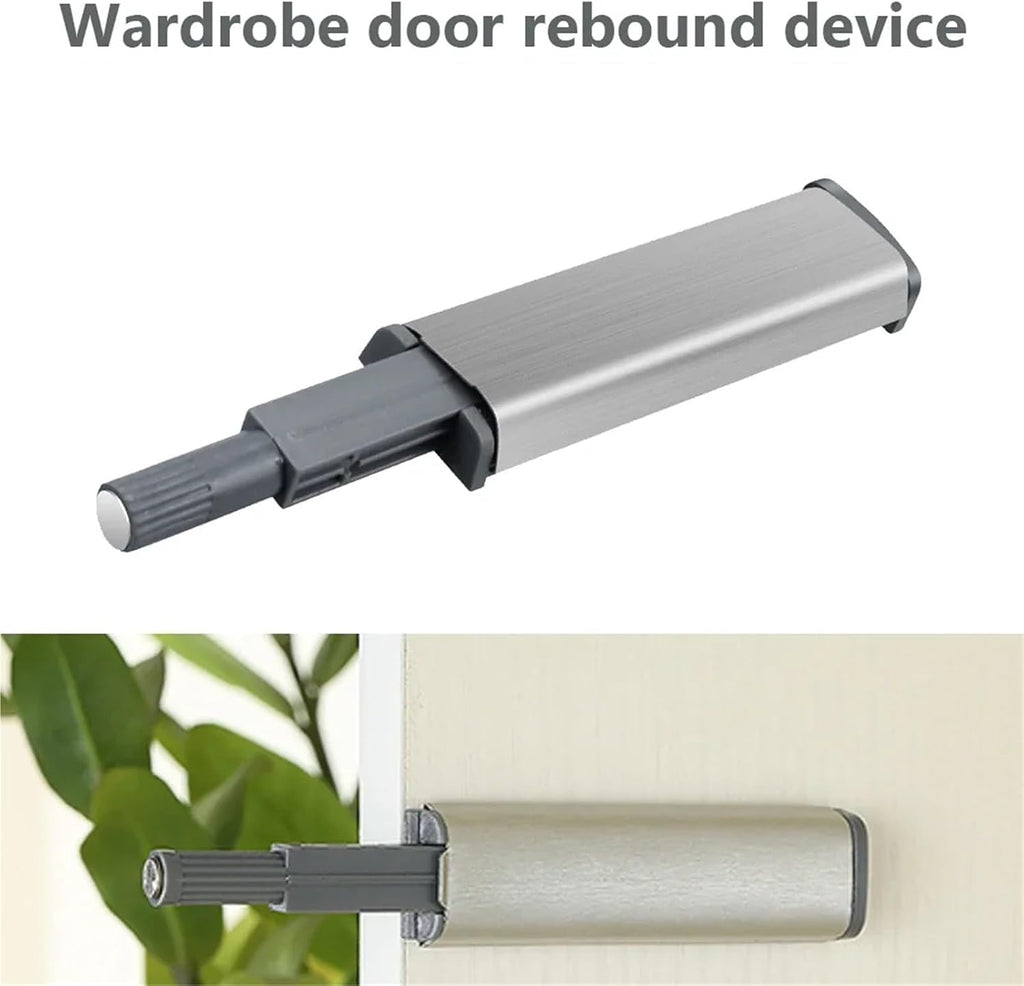 5/20pcs Door Stopper Cabinet Catches Stainless Steel Push to Open Drawer Soft Quiet Closer Touch Damper Buffer Furniture(20pcs)