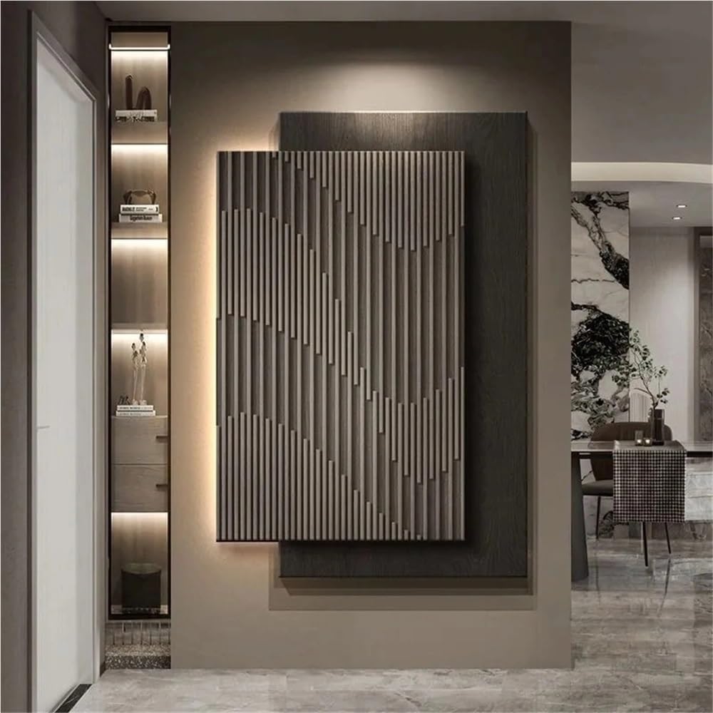 Utlgvnwn Abstract LED Wall Art Decor, Sandstone Wall Art, Creative Wall Painting, Plug-in Power Supply Decorative Painting with Lights for Living Room, Bedroom(C,47.2x31.4in)