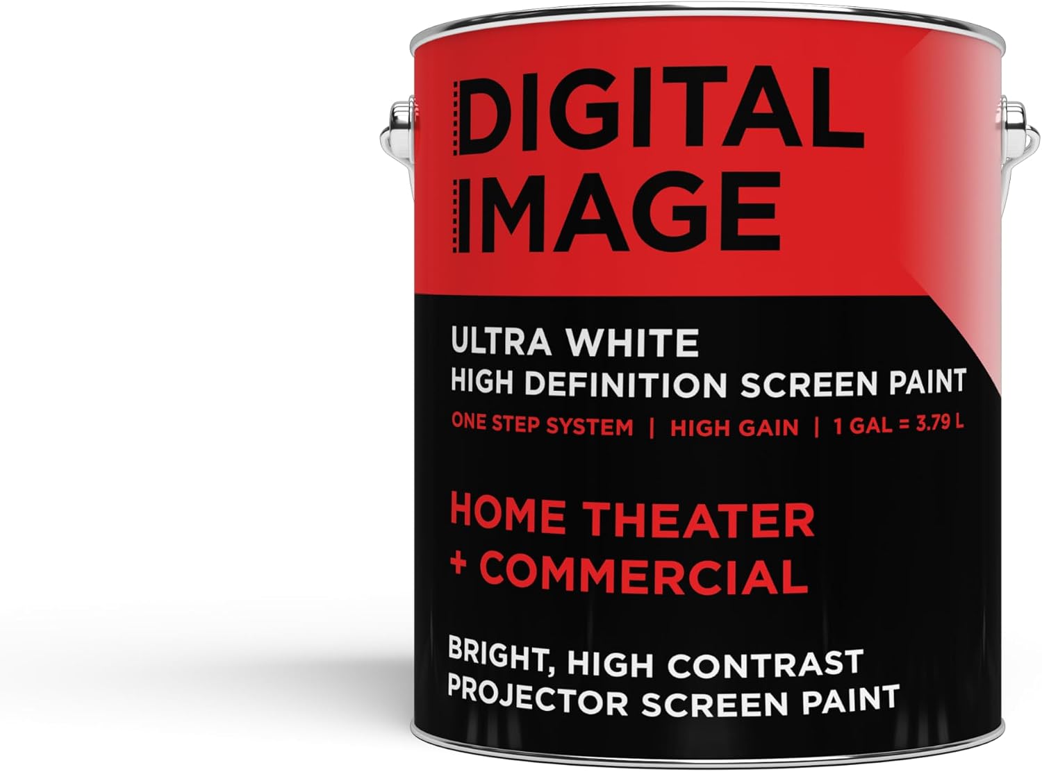 Projector Screen Paint - High Definition, 4K/8K, Ultra White - Gallon