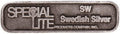 Special Lite Classic Curbside Mailbox with Two Doors - Swedish Silver Aluminum Mailbox for Post Mount - SCC-1008-TD-SW