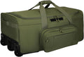 120L 3-Wheel Rolling Duffle Bag - Heavy Duty Military Deployment Bag, Durable Wheeled Duffle Luggage for Travel, Camping & Outdoor Adventures