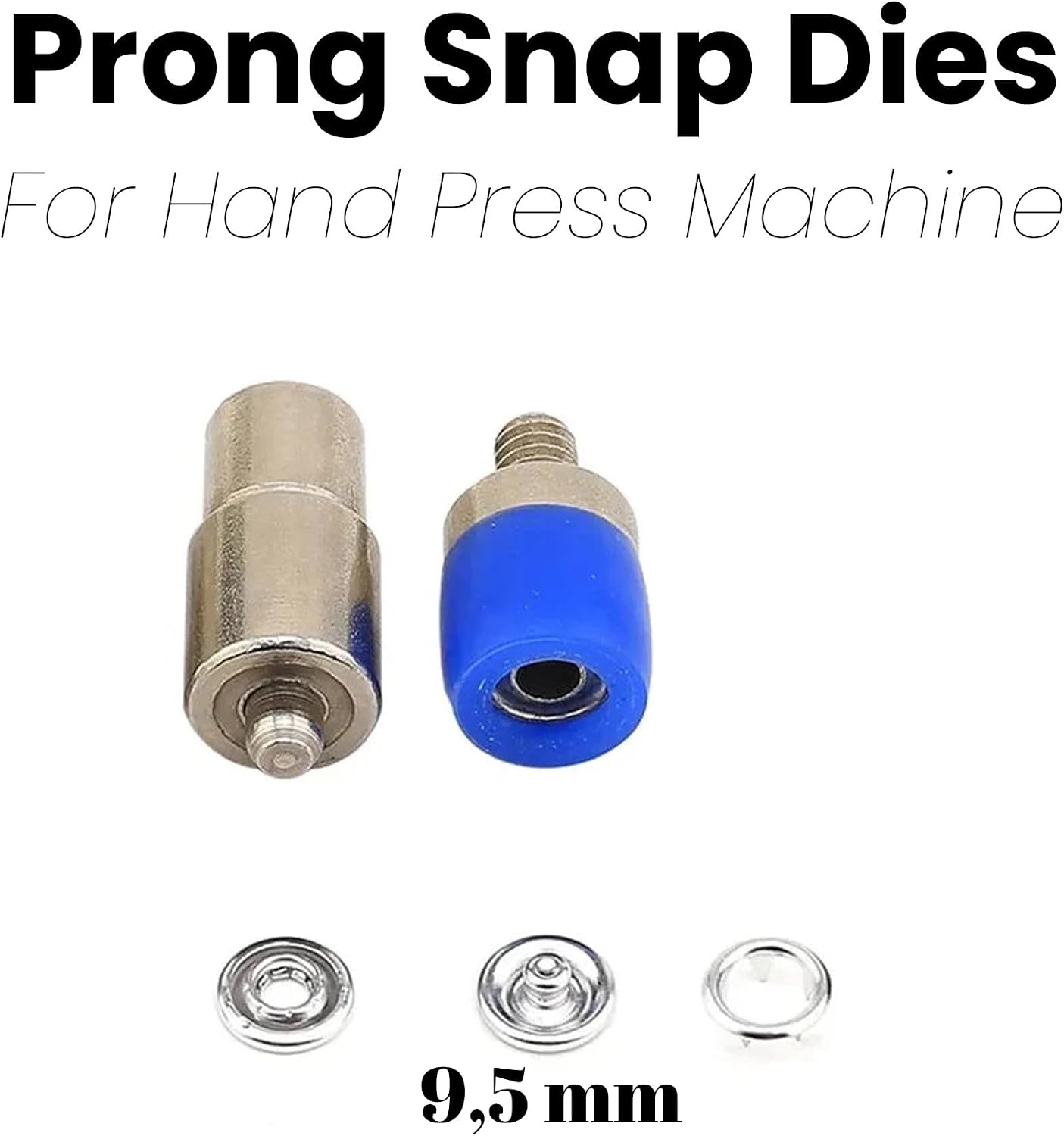 Snap Button Press Machine with Proper Installation Tools for Metal and Plastic Kam Snaps