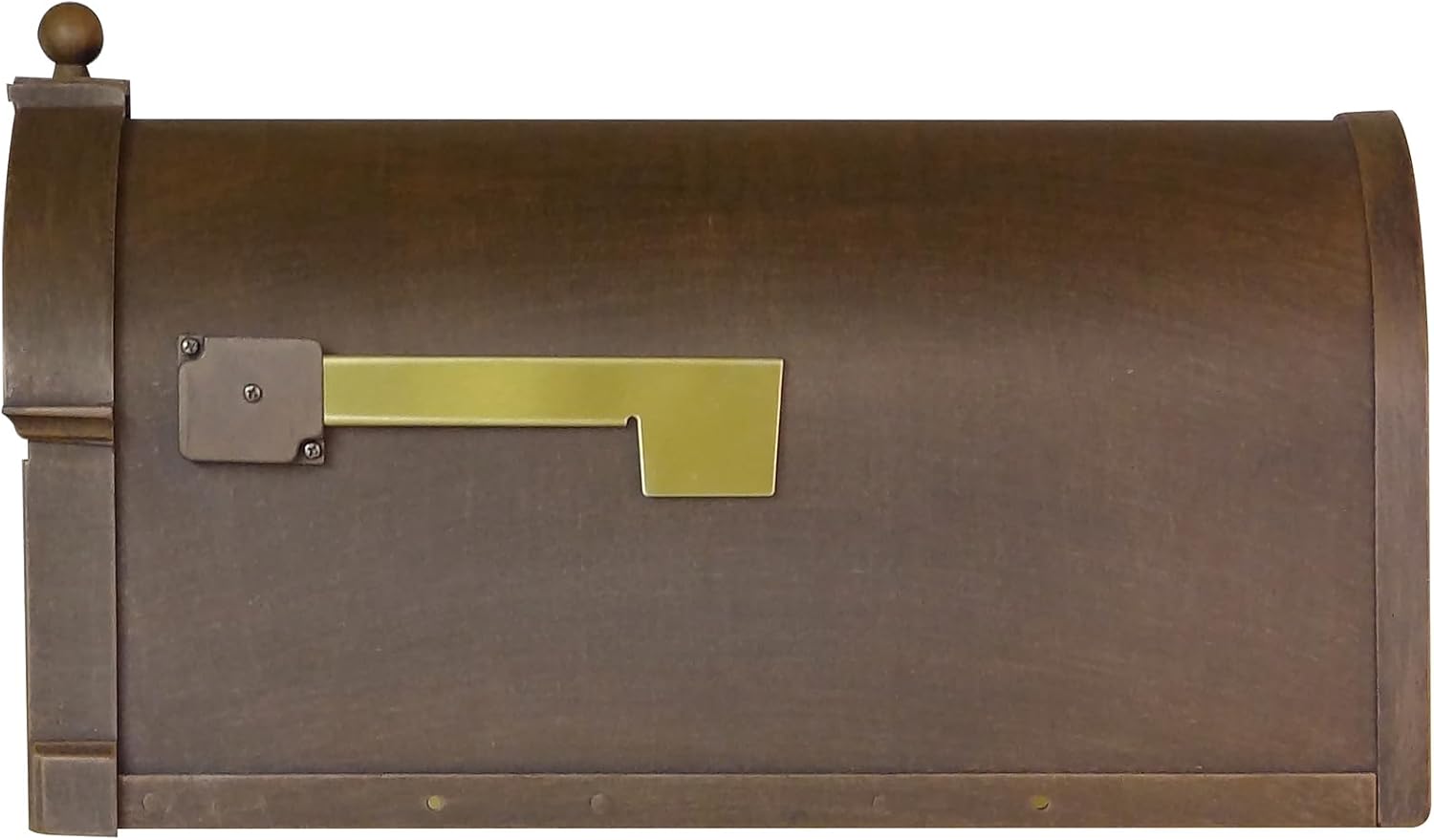 Special Lite Berkshire Curbside Mailbox - Copper Aluminum Mailbox for Post Mount - SCB-1015-CP