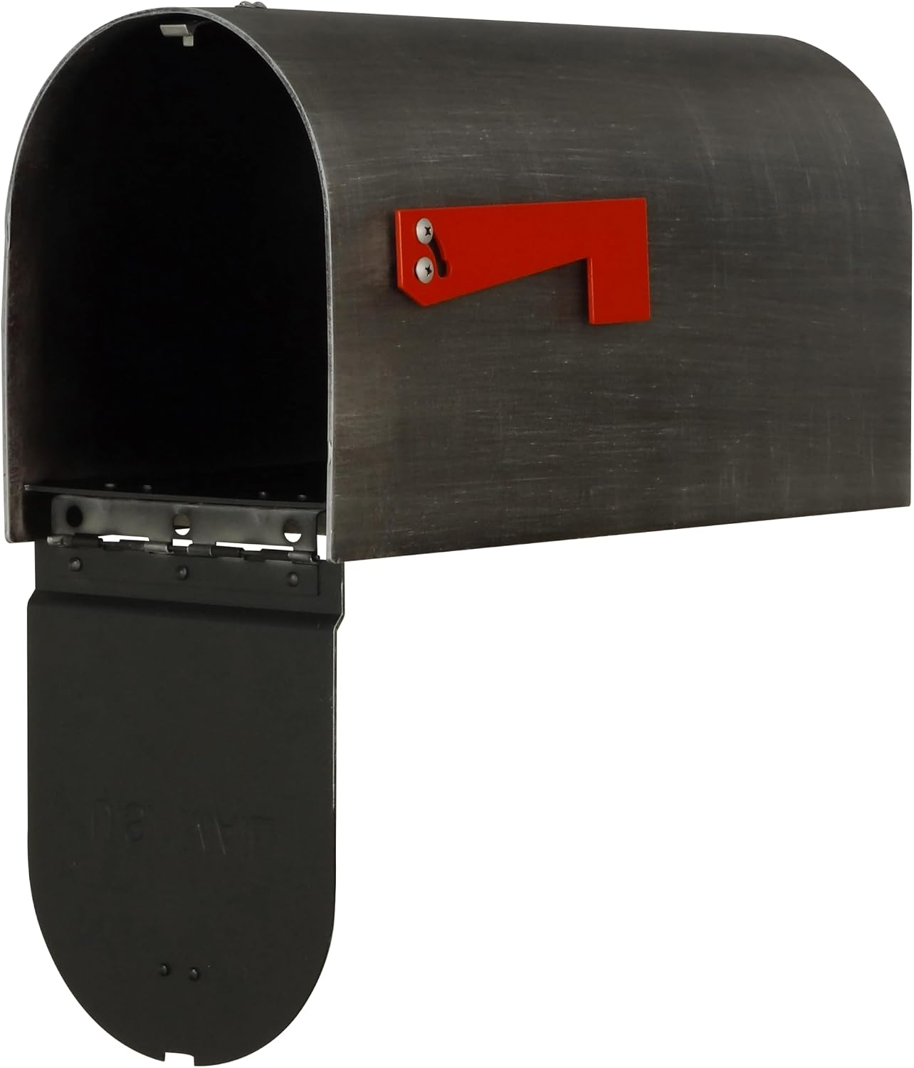 Titan Aluminum Curbside Mailbox - Swedish Silver Aluminum Mailbox for Post Mount - SCH-1016A-SW