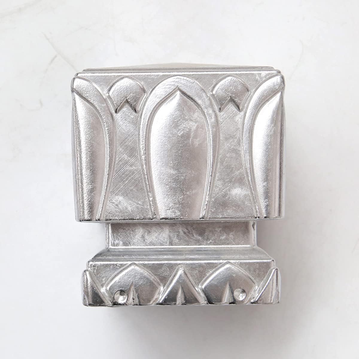 Post Cap Metal Fence Post Top Cap Fence Post Cap, Acorn Top Fence Finials, Aluminum, Railing Cover for Villa Stair, Mailbox, Deck, Dock, Piling Caps, 2 pcs