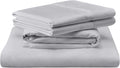 TEMPUR Luxe Egyptian Cotton Sheet Set Silver Mist - Twin