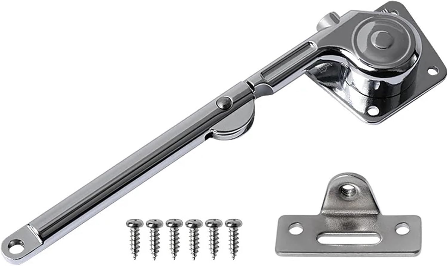 Cabinet Door Hydraulic Pull Rod Free Stop Hydraulic Buffer Support Rod Door Hardware Mechanical Damping Support Cabinet Hardware