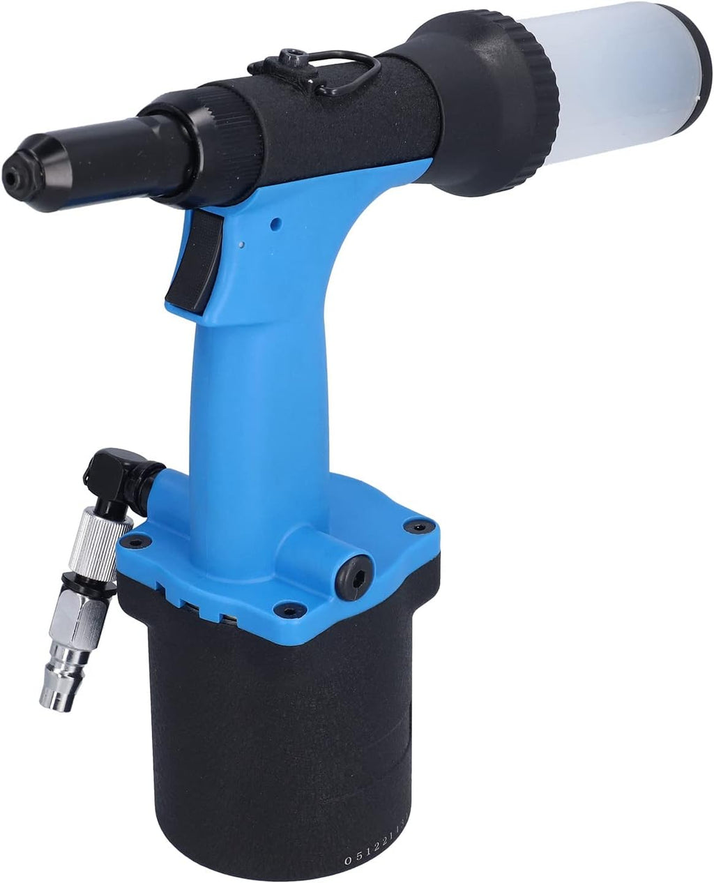 Pneumatic Rivet Gun KV - 7081X, Air Riveting Tool with 18.0KN Pulling Force, Self - Priming Hydraulic Design for 2.4-4.8mm Aluminum Iron Stainless Steel Rivets,