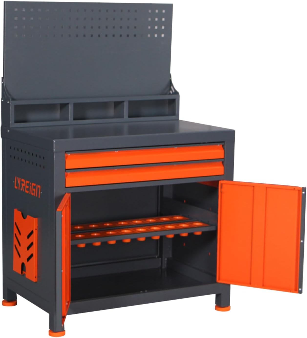 CNC Tool Service Stands with Door, CNC Tools Consumables Parts Cabinet for Machinists Workers, CNC Tool Holder Keeper Suitable for All BT/CAT HSK Capto Series