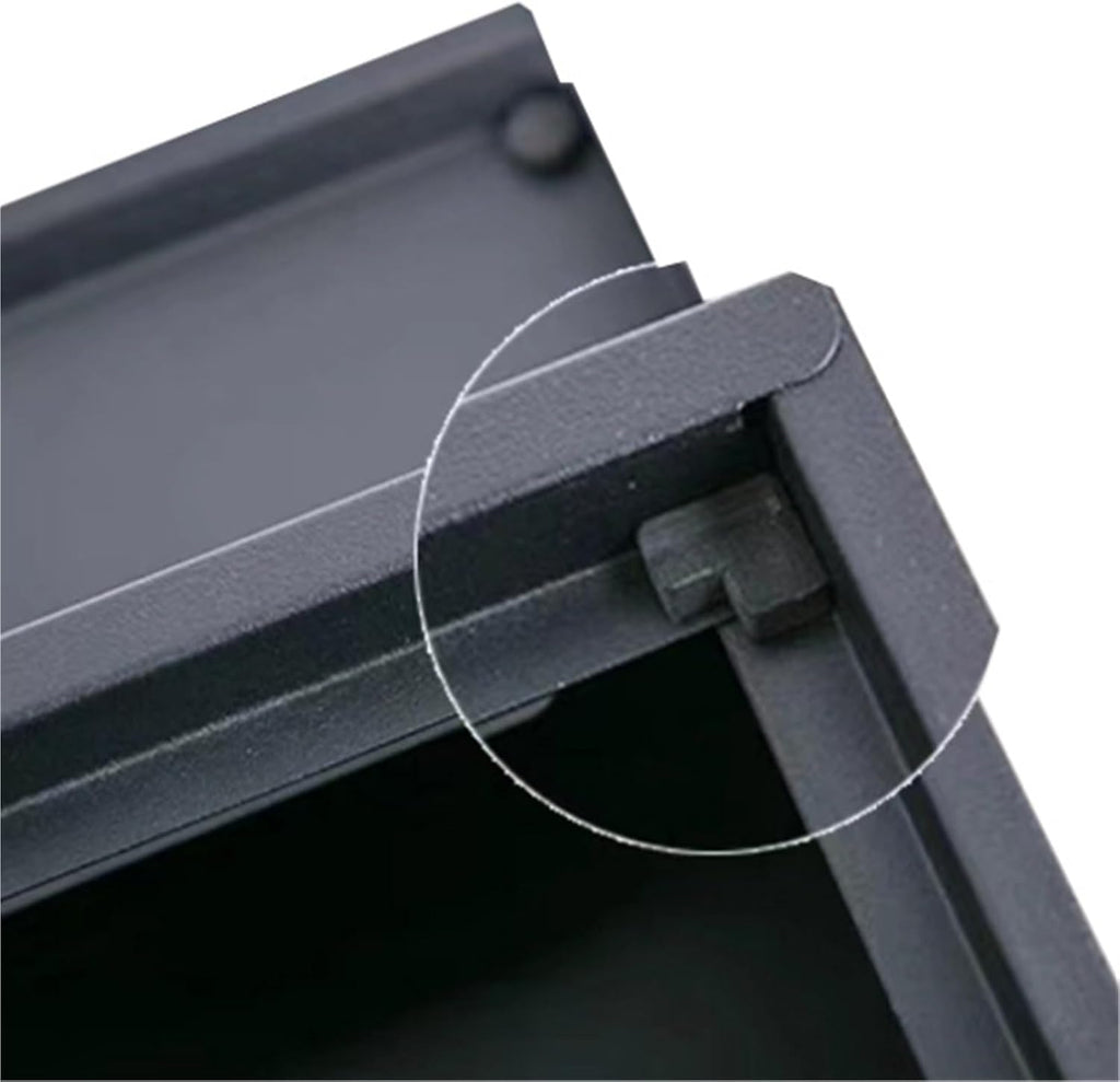 Mailbox Wall Mount Mailbox Capacity Mail Box Iron Metal Post Mailboxes for Outside Decorative