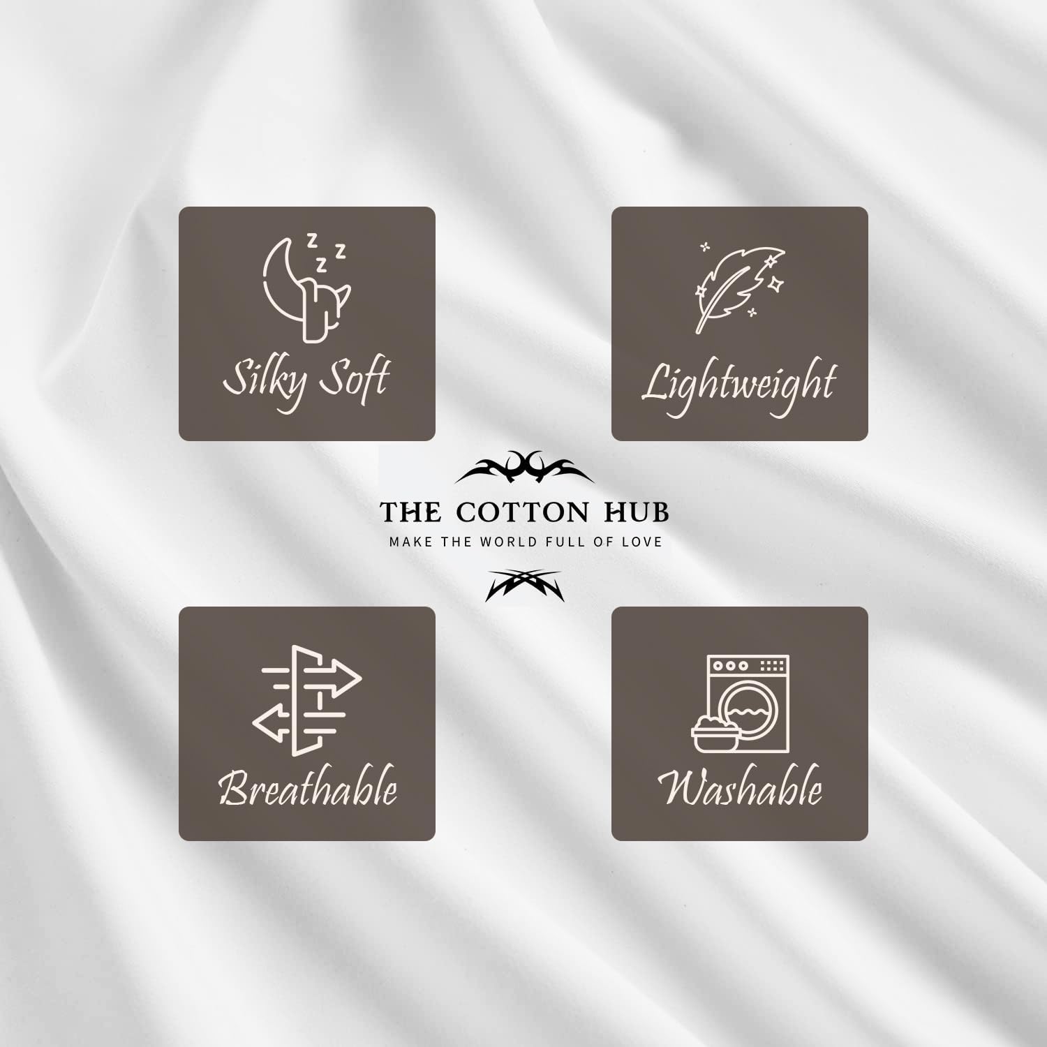Alaska King Size 4-Piece Sheet Set - Luxurious 600-Thread-Count Egyptian Cotton Bedding Sheets & Pillowcases - Bed Sheets - Deep Pocket fits up to 14-16 inch Mattress (Solid, White)