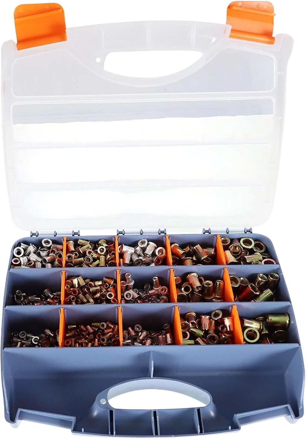 900Pcs Rivnut Rivet Nut Assortment Hand Riveter Gun Nutsert Tool Kit M3 - M10