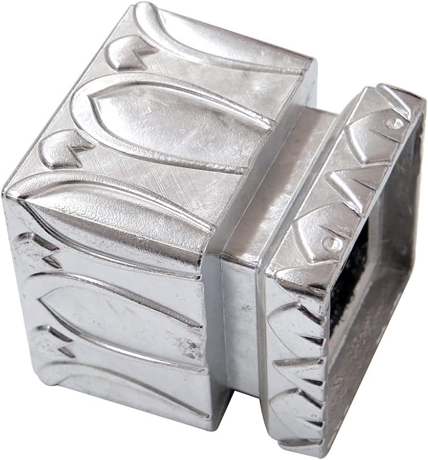 Post Cap Metal Fence Post Top Cap Fence Post Cap, Acorn Top Fence Finials, Aluminum, Railing Cover for Villa Stair, Mailbox, Deck, Dock, Piling Caps, 2 pcs
