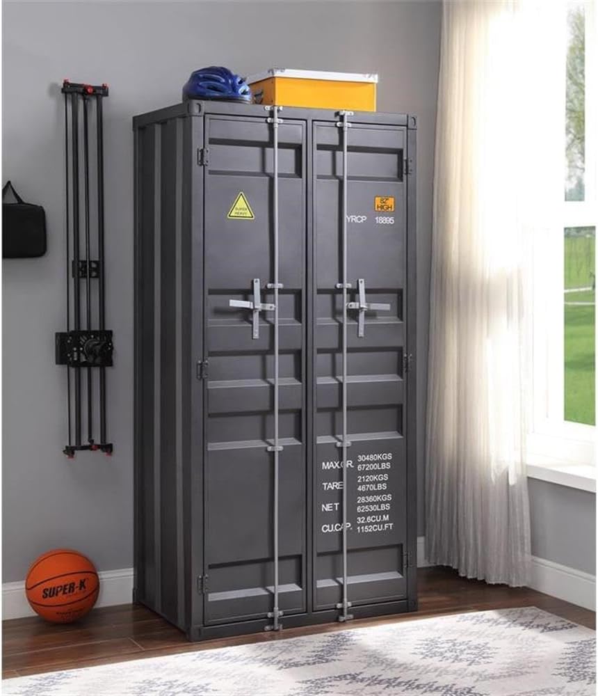 Acme Cargo Wardrobe (Double Door) in Gunmetal