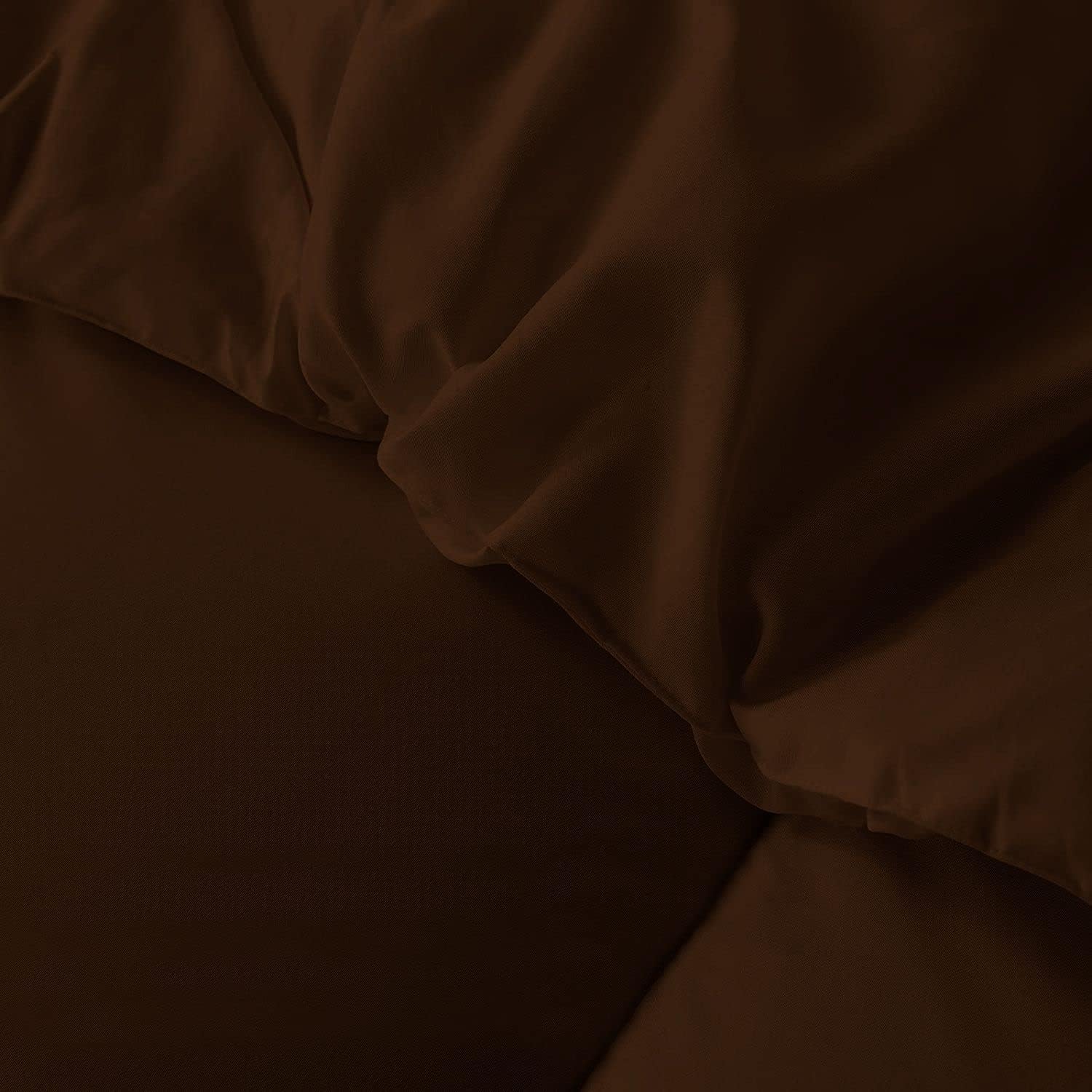 5 PC Straight Line Pattern Comforter Set Premium Super Soft 600 GSM All Season | 1000 Thread Count | 100% Egyptian Cotton ( Full/Queen Size, Chocolate Color)