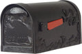 Special Lite Hummingbird Curbside Mailbox - Black Aluminum Mailbox for Post Mount - SCB-1005-BLK