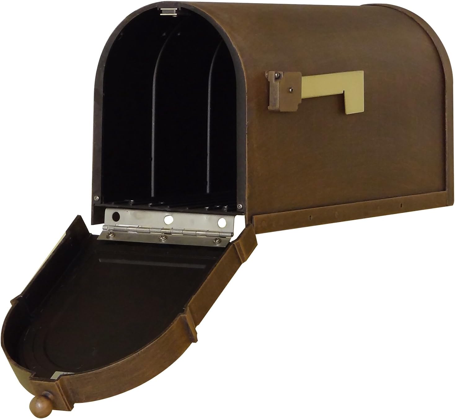 Special Lite Berkshire Curbside Mailbox - Copper Aluminum Mailbox for Post Mount - SCB-1015-CP