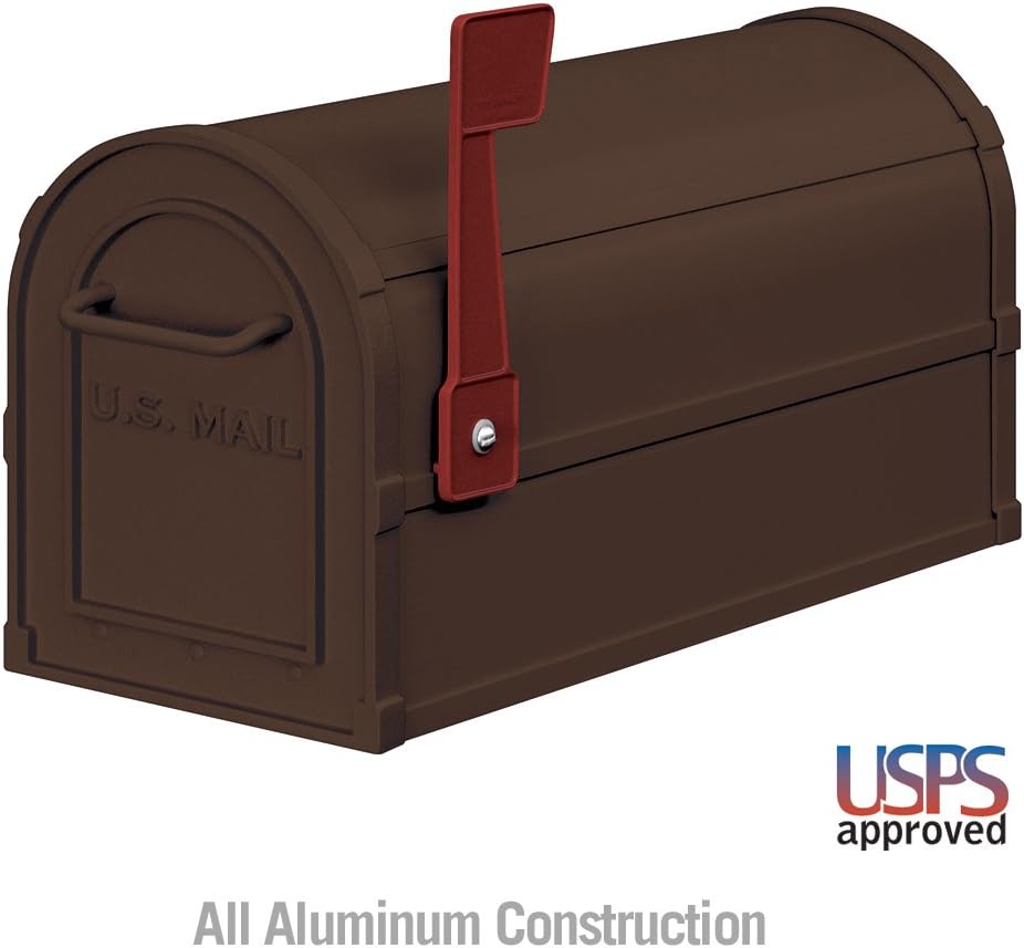 Rural Mailbox, Antique, Bronze