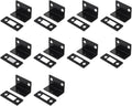 10-1PCS L-Shaped Magnetic Door Closer Self-Adhesive Invisible Cabinet Door Suction Wardrobe Magnetic Strip Patch Stopper(Black 10pcs)