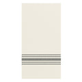Hoffmaster FP1112 FashnPoint Black and White Dishtowel Printed Dinner Napkin, Ultra Ply, 15 1/2' x 15 1/2', 1/8 Fold (8 Packs of 100)