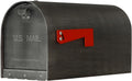 Special Lite Titan Steel Curbside Mailbox - Swedish Silver Steel Mailbox for Post Mount - SCH-1016-S-SW