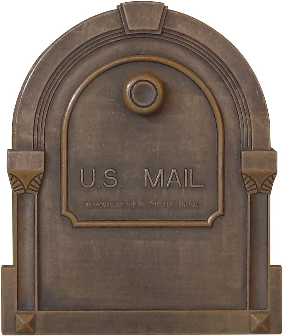 Special Lite Savannah Curbside Mailbox - Copper Aluminum Mailbox for Post Mount - SCS-1014-CP