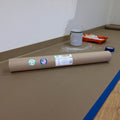 IDL Packaging Brown Rosin Masking Paper 36' x 1992' (166 feet), 4-Pack (1992 Sq.Ft) – Thick Floor Covering (66 lb Thickness) - USA-Made Masking Paper for Painting and Construction, Surface Protection